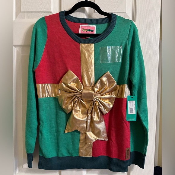 Tipsy Elves | Women’s Christmas Present Ugly Christmas Sweater | Size S | NWT - Picture 2 of 8